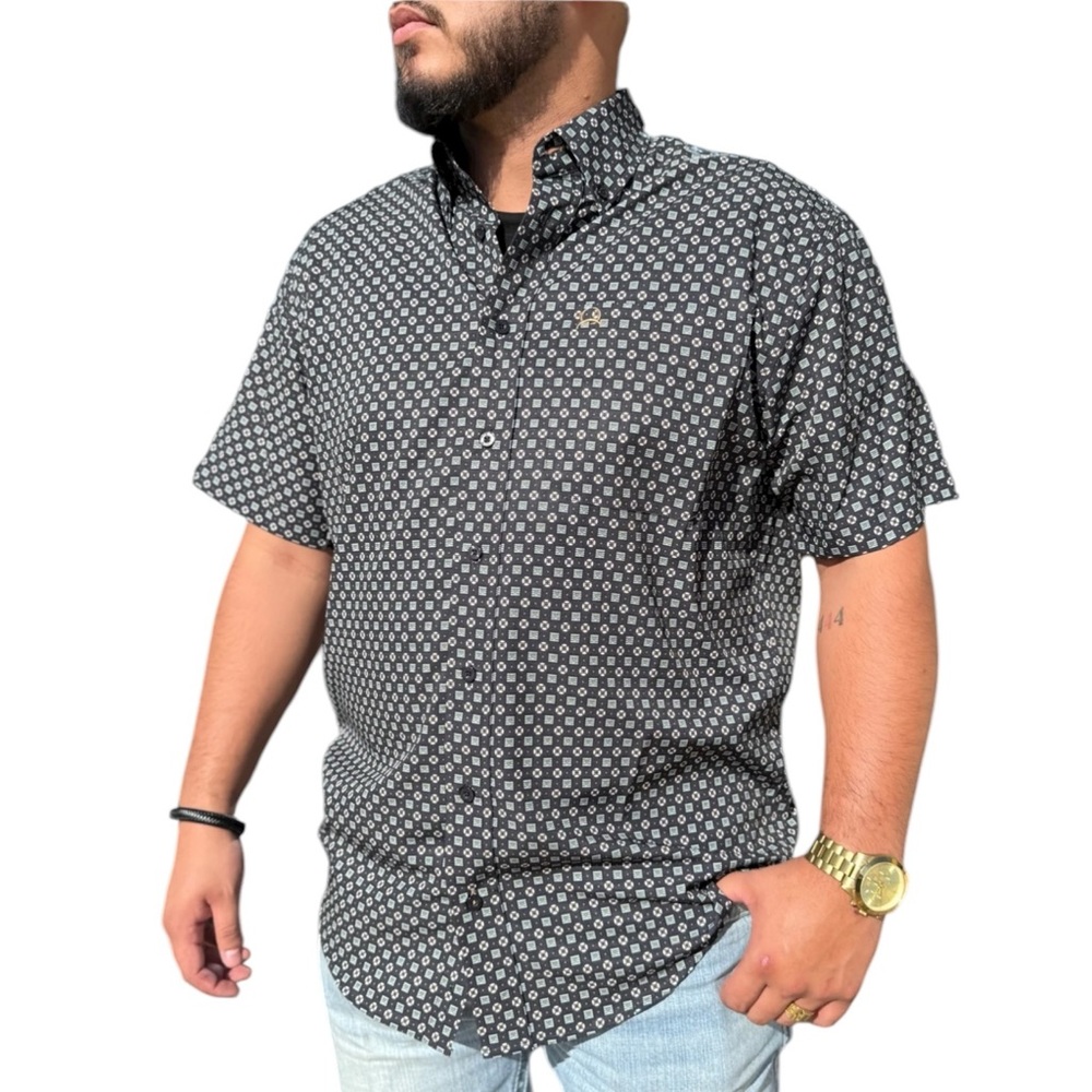 Cinch Arena Flex Button-Front Performance Shirt N… - image 6